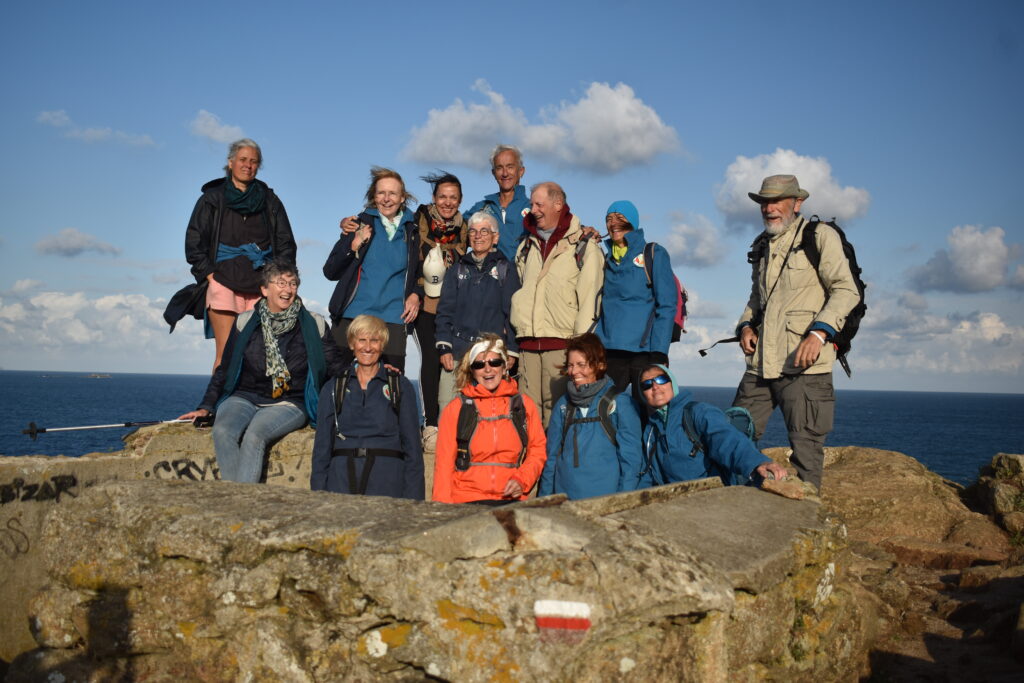 Equipe de l'AMJ aux 100 km du jeûne dans la Baie du Mont St Michel