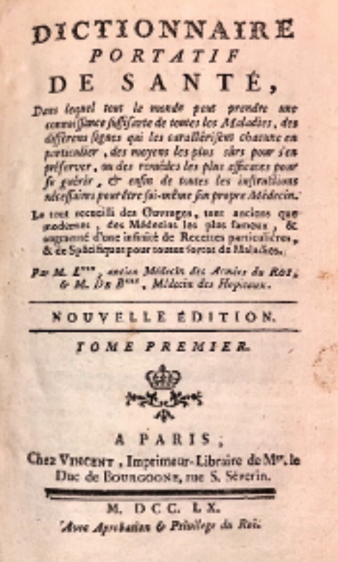 onnaire Médical 18e siècle